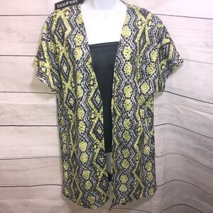 NEW! Boohoo Saskia Neon Aztec Kimono-S/M